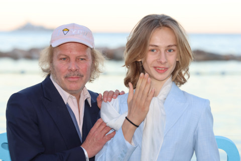 Philippe Katerine and his son Billy Blanchard