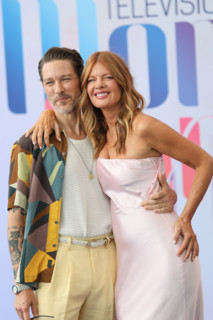 Michael Graziadei and Michelle Stafford