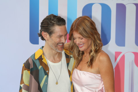 Michael Graziadei and Michelle Stafford