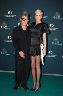 Marc Lavoine and Adriana Karembeu