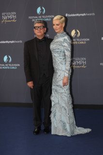 Marc Lavoine and Adriana Karembeu