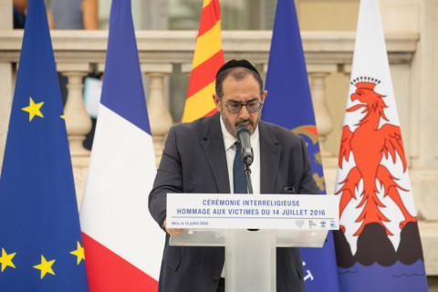Tribute to the victims of the Nice attack on 13 July 2026