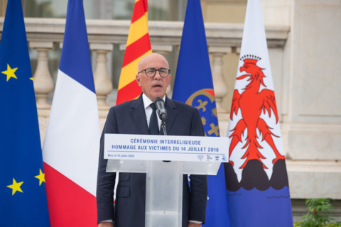 Hommage aux victimes de l'attentat de Nice, le 13 juillet 2026