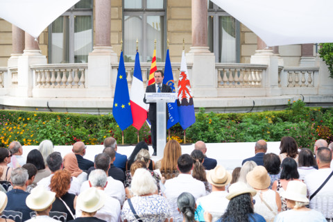Hommage aux victimes de l'attentat de Nice, le 13 juillet 2026