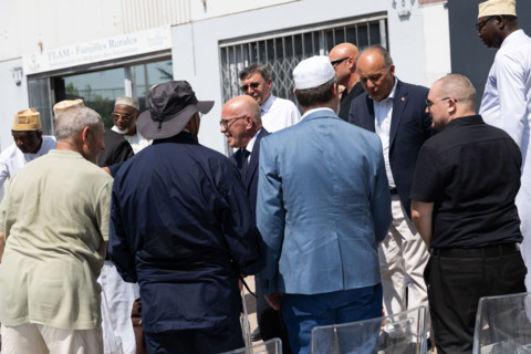 Ceremony to honour the victims of the fire of Nice (18 July 2024)