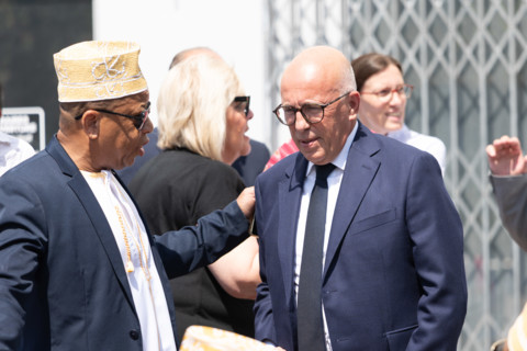 Ceremony to honour the victims of the fire of Nice (18 July 2024)
