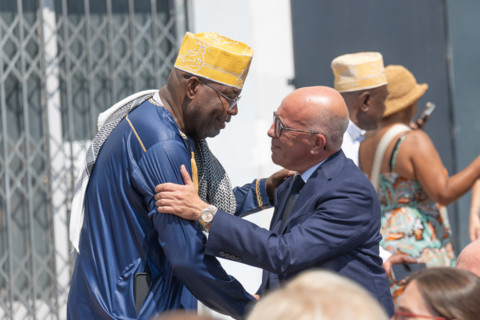 Ceremony to honour the victims of the fire of Nice (18 July 2024)