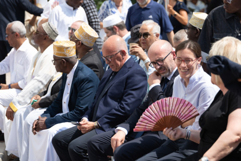 Ceremony to honour the victims of the fire of Nice (18 July 2024)