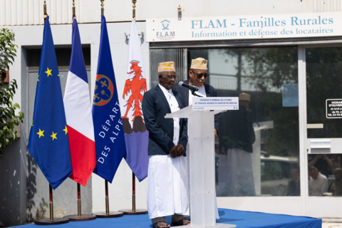 Ceremony to honour the victims of the fire of Nice (18 July 2024)