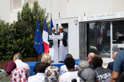 Ceremony to honour the victims of the fire of Nice (18 July 2024)