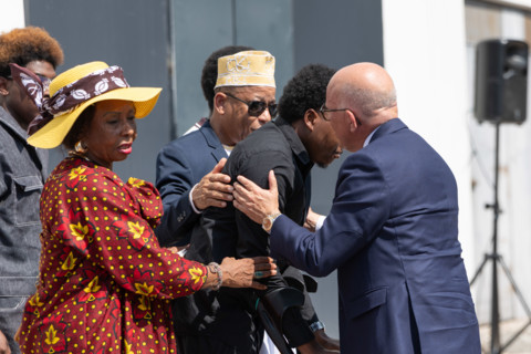 Ceremony to honour the victims of the fire of Nice (18 July 2024)