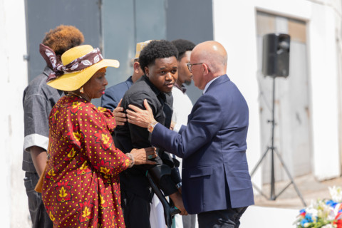 Ceremony to honour the victims of the fire of Nice (18 July 2024)