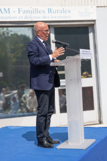 Ceremony to honour the victims of the fire of Nice (18 July 2024)