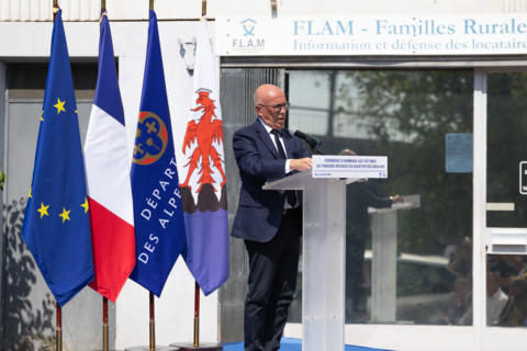 Ceremony to honour the victims of the fire of Nice (18 July 2024)