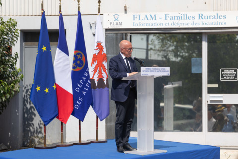 Ceremony to honour the victims of the fire of Nice (18 July 2024)