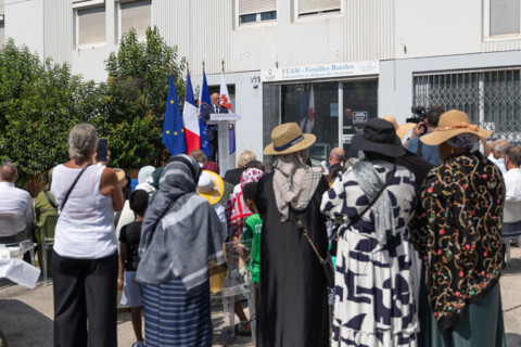 Ceremony to honour the victims of the fire of Nice (18 July 2024)