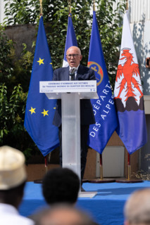 Ceremony to honour the victims of the fire of Nice (18 July 2024)