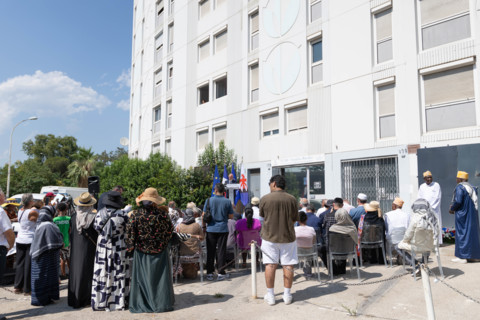 Ceremony to honour the victims of the fire of Nice (18 July 2024)