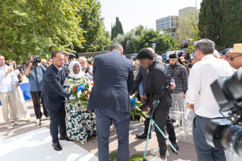 Ceremony to honour the victims of the fire of Nice (18 July 2024)