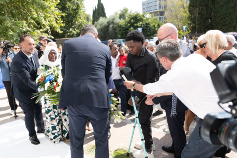 Ceremony to honour the victims of the fire of Nice (18 July 2024)
