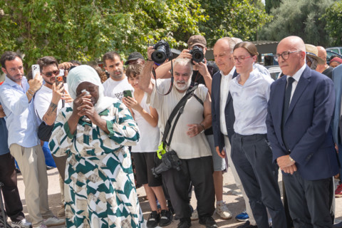 Ceremony to honour the victims of the fire of Nice (18 July 2024)
