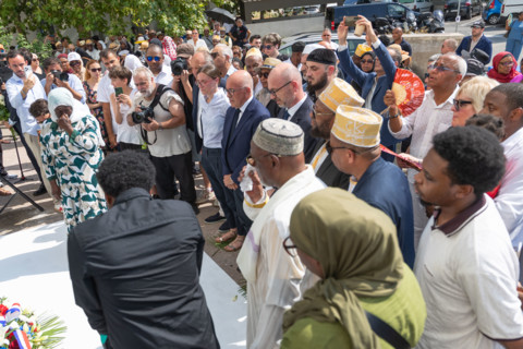Ceremony to honour the victims of the fire of Nice (18 July 2024)