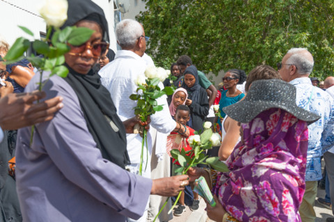 Ceremony to honour the victims of the fire of Nice (18 July 2024)