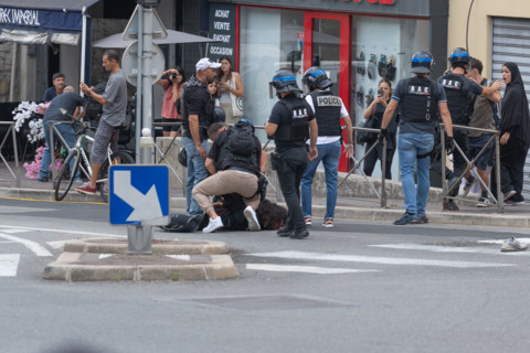 Manifestation lycéenne à Nice, le 29 septembre 2026