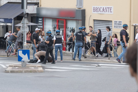 Manifestation lycéenne à Nice, le 29 septembre 2026