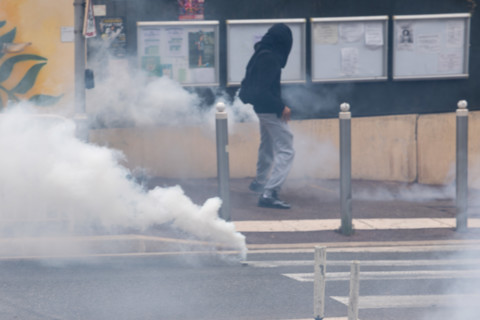 French high school students’ protest, 2026