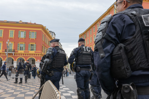 Manifestation à Nice, le 24 octobre 2026