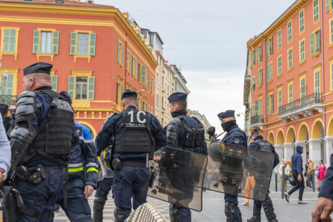 Manifestation à Nice, le 24 octobre 2026