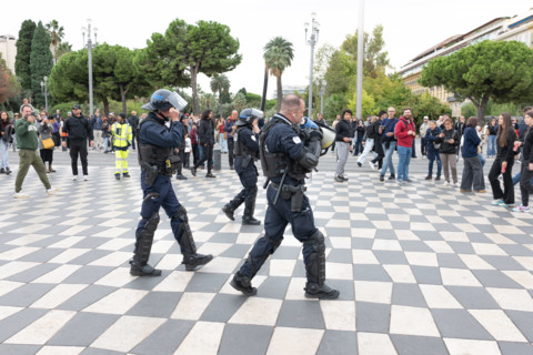 Manifestation à Nice, le 24 octobre 2026