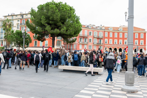 Manifestation à Nice, le 24 octobre 2026