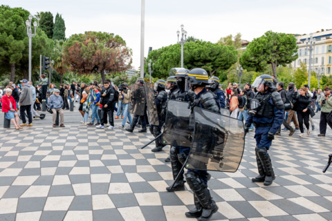 Manifestation à Nice, le 24 octobre 2026