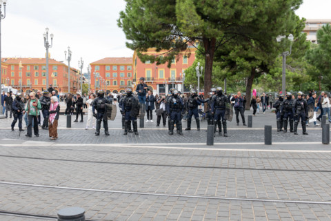 Manifestation à Nice, le 24 octobre 2026