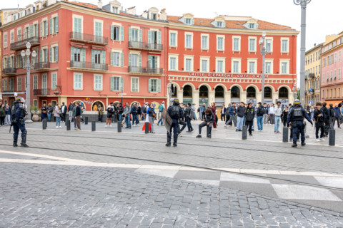 Manifestation à Nice, le 24 octobre 2026