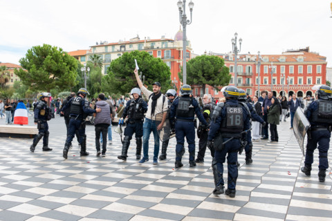 Manifestation à Nice, le 24 octobre 2026