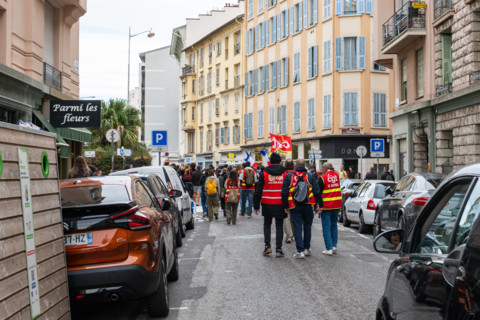 Manifestation à Nice, le 24 octobre 2026