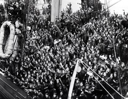 Boat "Mount Vernon" transporting troops in 1918