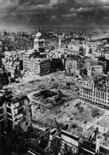 London in ruins, July 1940