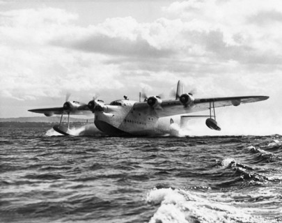 British Short Sunderland Mk I heavy seaplane, ca. 1942.