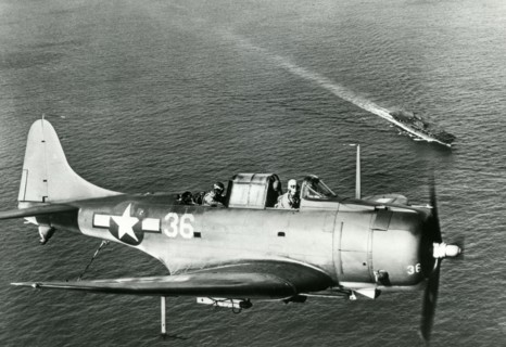 Douglas SBD-3 "Dauntless" divebomber, 1944-45.