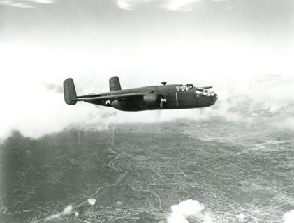 American North American B-25 Mitchell medium bomber.