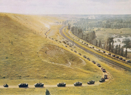 German motorized division, in eastern France, 1940.