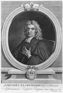Portrait of the British astronomer Flamsteed