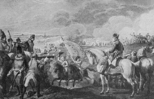 Frederick II the Great (1712-1786), King of Prussia, at the Battle of Rossbach