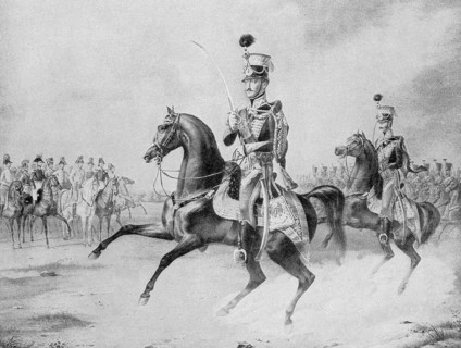 L'Empreur Nicolas Ier de Russie (1796-1855)
Gravure d'après peinture de Franz Krüger (1797-1857)