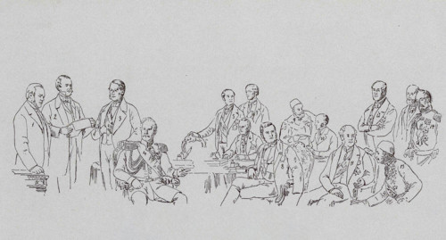The Congress of Paris in 1856