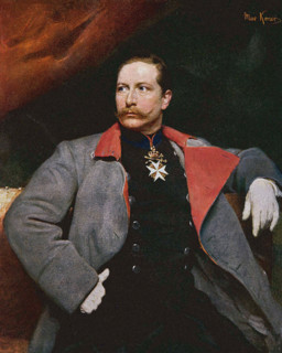 Portrait de l'Empereur d'Allemagne Guillaume II (1859-1941)